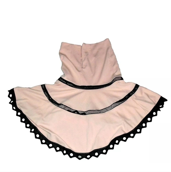 Venus High Low Fishtail Skirt in Pink and Black Women's Size 2 - Picture 2 of 3